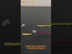 LEDはんだレスコネクタ