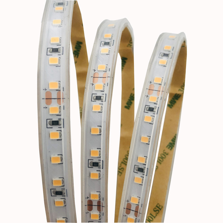 3000K 4000K 6500K 12のボルトLEDの続けて適用範囲が広く軽いストリップ24V SMD2835のスマートな二重2色水
