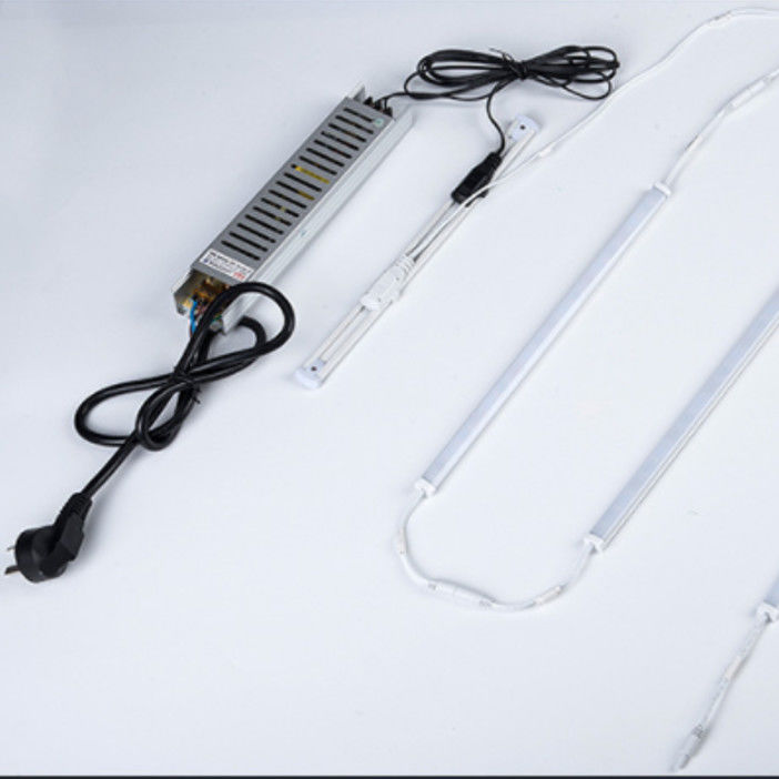 磁石12V 24V LEDトラック ライト柵の白い灰色のブラック パワー システムはライト アダプターを接続する
