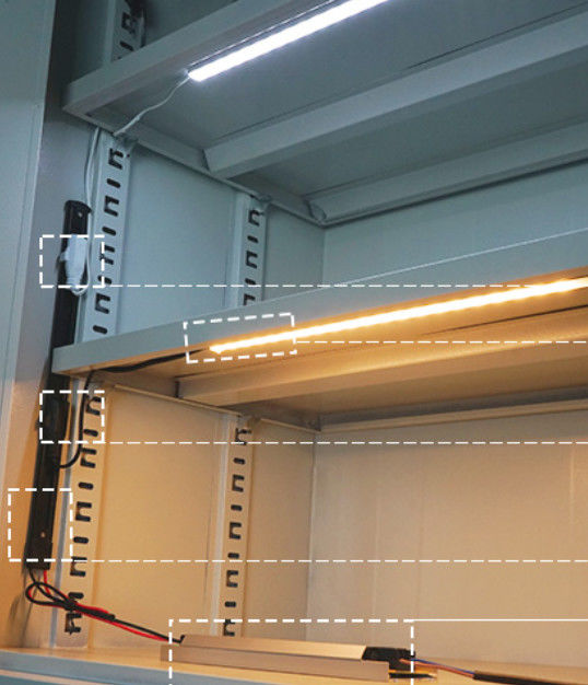 磁石12V 24V LEDトラック ライト柵の白い灰色のブラック パワー システムはライト アダプターを接続する