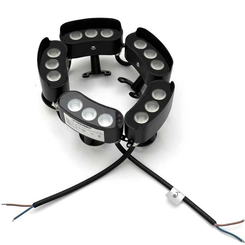 LED リンク可能アルミ鋼フレックス LED ウォールウォッシャーライト 24V 4000K ウォームホワイト 12W 24W