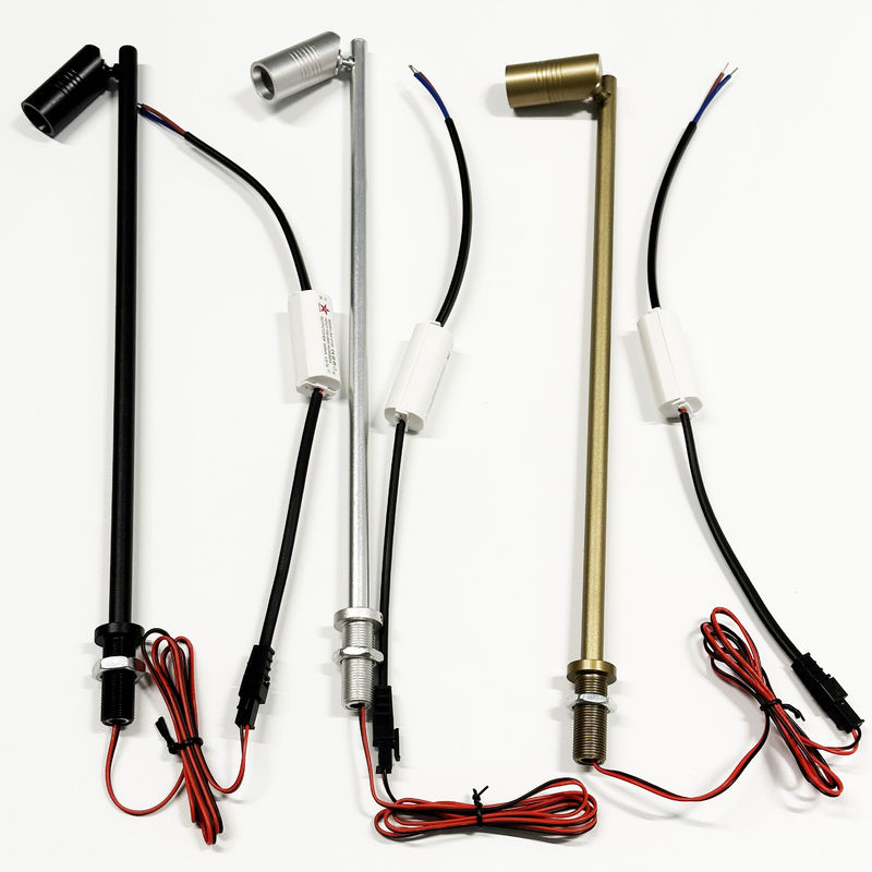 DC 12V LEDの宝石類の軽い1W高さ調節可能なLED反対の小さいポーランド人の宝石類の陳列ケースは照明を導いた