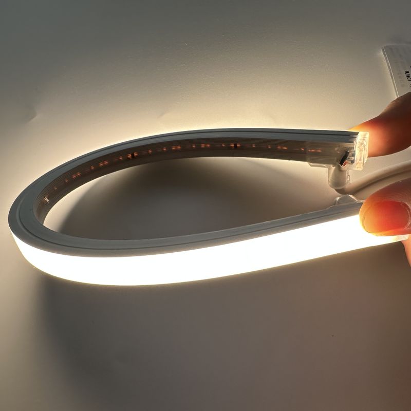 DCの12V/24V柔らかいネオンは屋内/屋外LEDのシリコーン24Vのネオン ライトのための120LEDs/Mを縞で飾る
